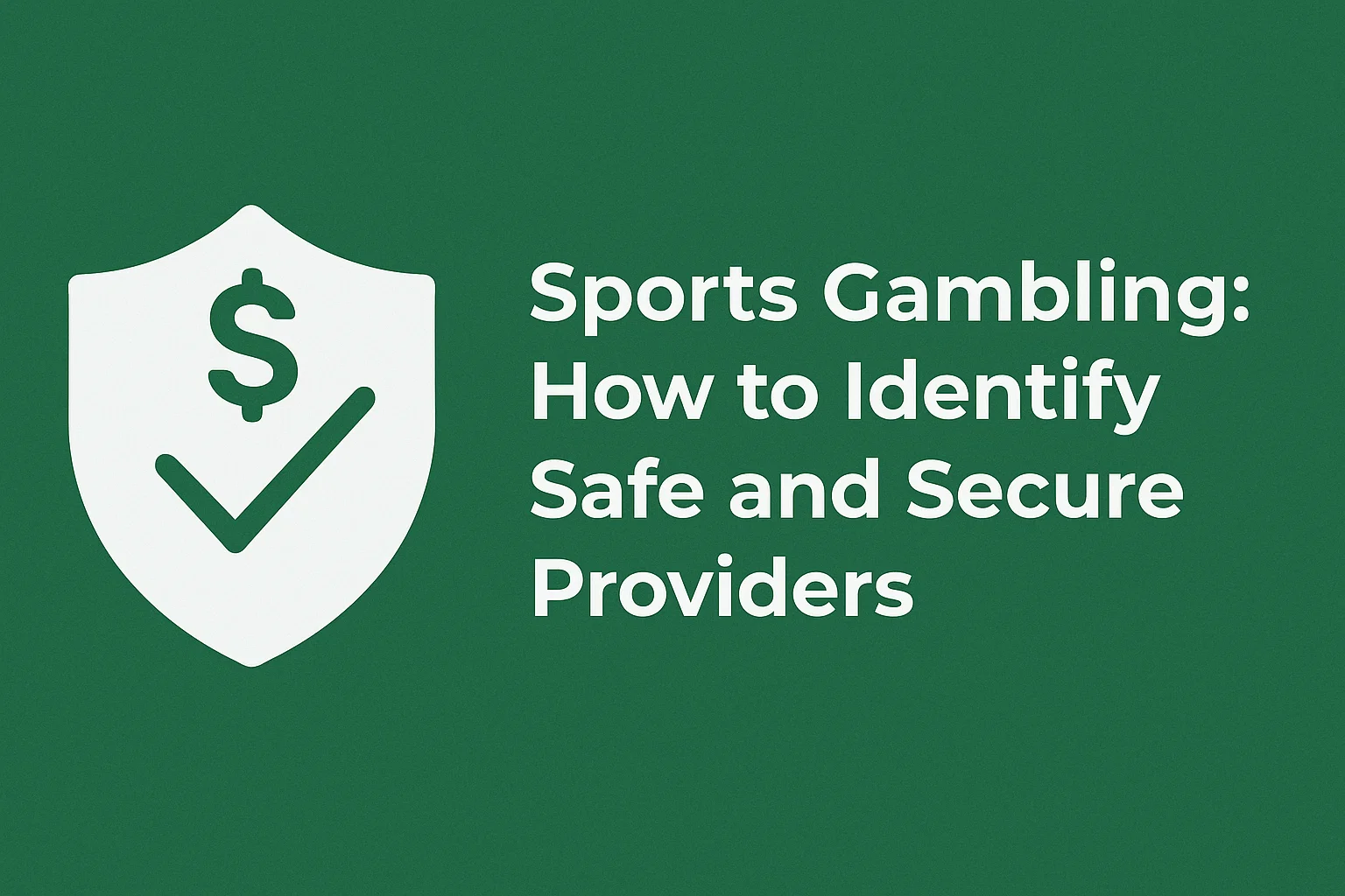 Sports Gambling: How to Identify Safe and Secure Providers