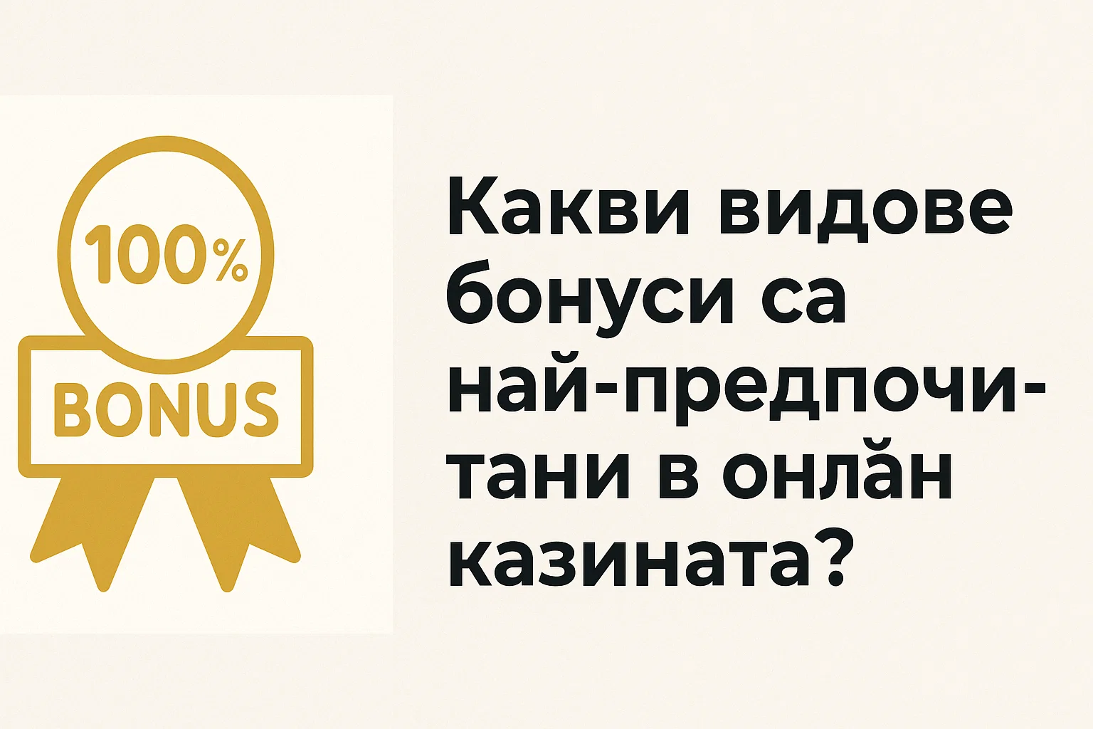 Какви видове бонуси са най-предпочитани в онлайн казината?